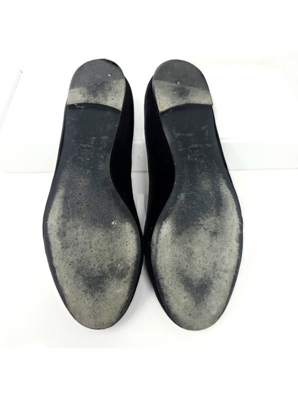 TORY BURCH Easton Black Velvet Slipper Loafer Flats embroidered beetle logo 7 M - Picture 9 of 10